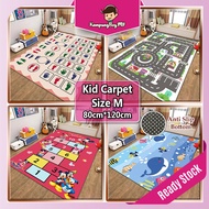 (Size M) 80*120cm Kid Carpet Baby Children's Carpet Foot Mat Living Room Carpet Floor Mat Baby Kids 