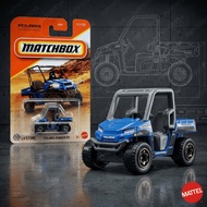 Matchbox Polaris Ranger EV color biru 1:64 EV Car Electric Diecast Toy/