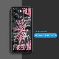 HP Shiny Glass Softcase For VIVO Y51 PRO Y500I Y31D - Casing VIVO Y51 PROhp - VIVO Y500I - NEWEST VI