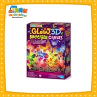 4M Glow 3D Butterfly Canvas