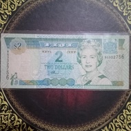 Uang Fiji 2 dollar 2002 vf