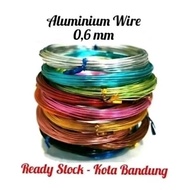 0.6mm Aluminum Wire - 0.6 mm Aluminum Wire - Colored Wire - Brooch Wire - Handicraft Wire - Accessor