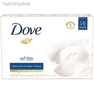 COD❧■PACK OF 16 BARS Dove Unscented Beauty Soap Bar: SENSITIVE SKIN