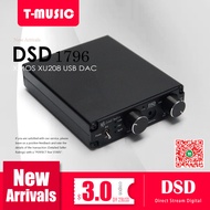 ✚HiFi DSD1796 Asynchronous XMOS XU208 USB DAC Amplifier Support DSD256 j☄