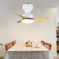 Ceiling Fan With Light 2026 New 22 Inch Compact Fan Quiet Remote Control Dimming Light Small Fan For