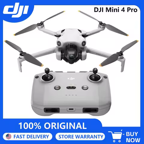 DJI Drones Mini 4 Pro (DJI RC-N2), Drones with Camera for Adults 4K, Under 0.549 Lbs/249 g, 34 Mins
