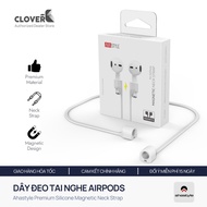 AhaStyle PT74BK Magnetic Strap for AirPods Soft Silicone Reduces Falling