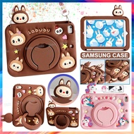 360°rotation Stand Kids Safe Cute 3D Soft Silicone Cartoon Pattern Shockproof Tablet Case Cover with