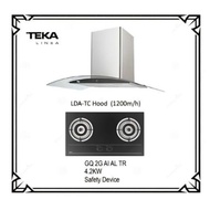 Teka Hood LDA-TC (1200m3/h) +Teka Hob GQ73 AI AL 2TR (4.2KW)
