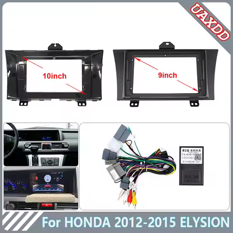 For Honda 2012-2015 Elysion 9inch 2Din Radio Android Stereo Frame Panel Fascia Dashboard Audio Playe