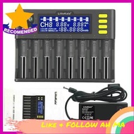 BEST SELLER LiitoKala lii-S8 Battery Charger Li-ion 3.7V NiMH 1.2V Li-FePO4 3.2V IMR 3.8V charger fo
