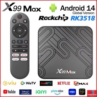 X99MAX Rockchip RK3518 Dual WiFi6 RAM4 ROM32GB Android 14.0