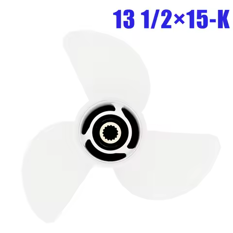 Aluminum Propeller 13 1/2x15-K 6E5-45947-00-EL for Yamaha 60-115HP Outboard Motor