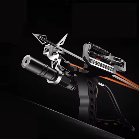 G5 Laser Slingshot Hunting Catapult for Fishing Outdoor Powerful Shooting Crossbow with Rubber band 
