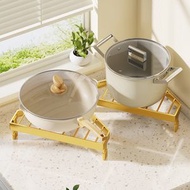 全城熱賣 - 浴室 廚房置物架 臺面燒水壺鍋架 拐轉角防燙小型三角鐵架子 放平底鍋支架