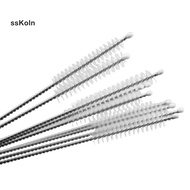 SSK_ 10Pcs Metal Straw Cleaning Brushes Drinking Pipe Glass Tube Milk Bottle Cleaner