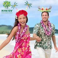 NAESV Hawaiian Party Headband, Pineapple Flamingo Party Props Hairband, Funny Headwear Coconut Tree 