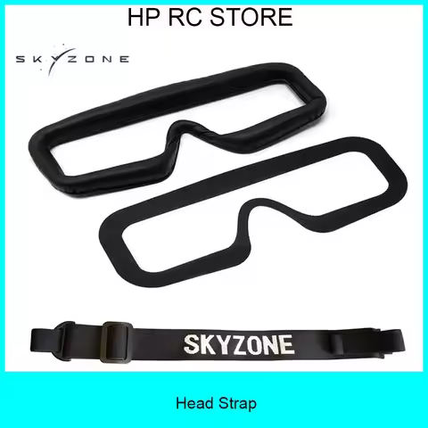 Skyzone SKY04X/SKY04L FPV Goggles Spare Parts - Head Strap, Faceplate, PU Pad w/Velcro