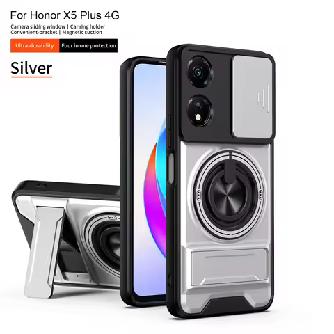 For Honor X5 Plus Case Honor X5 Plus Cover Honor X5 Plus Phone Case Magnetic Holder Military Armor C