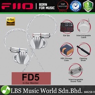 Fiio FD5 100mW Dynamic In Ear Monitors Interchangeable Audio Jack Stainless Steel