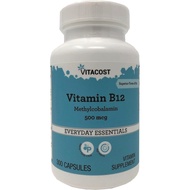 Vitacost Vitamin B-12 Methylcobalamin - 500 mcg - 300 Capsules