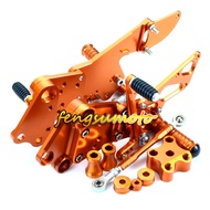 เหยียบด้านหน้าโลหะสําหรับ KTM 125 200 390 Duke RC390 250 200 ที่กําหนดเองปรับความสูงอุปกรณ์เสริมรถจั