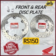 RS150 RS 150 V1 V2 FRONT REAR DISC PLATE PIRING DISC DEPAN BELAKANG 45251-K56-N11 /43251-K56-V01 ORI