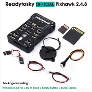 Pixhawk PX4 2.4.8 PIX 32บิตเครื่องควบคุมการบิน M8N Gps/telemetry Module/ สวิตช์นิรภัย Buzzer RGB I2C