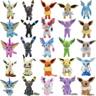 18cm Eevee Plush Doll Small Eevee Family Doll Standing Eevee Seated Eevee Heterochromatic Eevee with