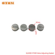 [HKJUS] OTOM ชุดประกอบสปริงวาล์วรถจักรยานยนต์สกู๊ตเตอร์วาล์วอากาศเข้าไอเสียซีลก้านน้ำมันสำหรับ KAWAS