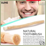 SUHE Miswak Toothbrush, Soft Bristles Traditional NaturalToothbrush, Eco Friendly No Toothpaste Need