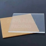 acrylic bening lembaran/akrilik lembaran tebal 5mm 50cm x 50cm