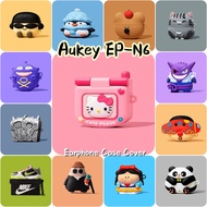 【Discount】For Aukey EP-N6 Case Casing Soft Silicone Anime Cartoon Earphone Case Cover NO.4