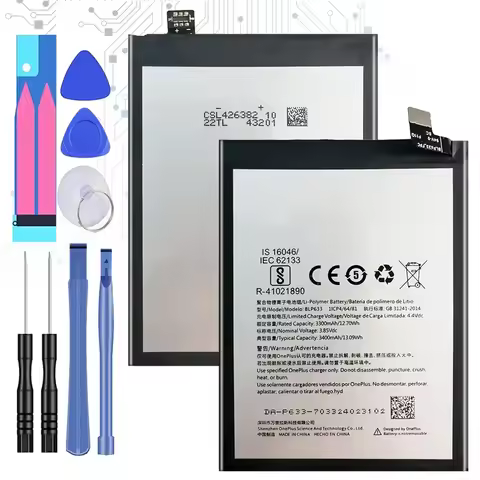 Replacement Battery for OnePlus 3T One Plus 1+ 3T OnePlus3T/7T/3/7T Pro/ 5/5T/7 Pro/3T/6T/7 Battery 