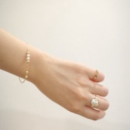 2way 珍珠手鏈 腳鏈 14Kgf