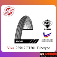 Viva FT201 221-x17 Tubetype Motorcycle Tyre ( 2.25-17, 2.25x17) Roadmaster NF6 Tayar Motor BUNGA BIH