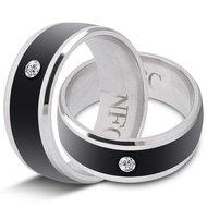 Vikye Smart Ring, Built-in Ultra-Sensitive NFC Chip, Metal Material Easy to Use NFC Smart Ring, for 