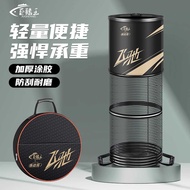 Round fish basket for wild fishing, small fishing basket, fish bag, fish net, multifunctional portab