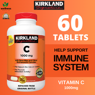 Repacked Kirkland Vitamin C 1000 mg with Rose hips 60 Tablets