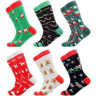 BISOUSOX Mens Dress Socks Funny Fun Colorful Crazy Funky Crew Socks for Men Novelty Happy Cotton Siz