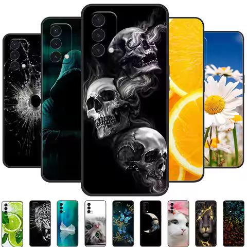 For OnePlus Nord N10 Case Soft Black Painted Silicone Phone Back Cover For OnePlus Nord N 10 N20 N30