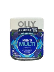 OLLY - OLLY - 完美男士黑莓綜合複合維生素 - 90 顆軟糖（EXP26.05）