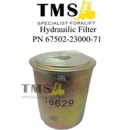 Hydrauilic filter PN 67502-23000-71 For Toyota Forklift 7FBR15-25