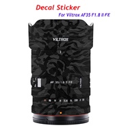 Camera Sticker For Viltrox AF 35mm F1.8 II FE EVO Decal Skin Vinyl Wrap Protective Film Coat AF35 35