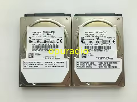 Disk drive MK2060GSC HDD2G31 Y ZL01 DC+5V 1.4A 200GB For BMW Car radio HDD