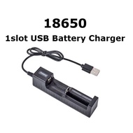 18650 USB Charger 1 Slot For Lithium Rechargeable Battery