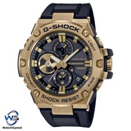 Casio G Shock GST-B100GB-1A9 GSTB100GB-1A9 Black &amp; Gold G Bluetooth Steel Mens Watch