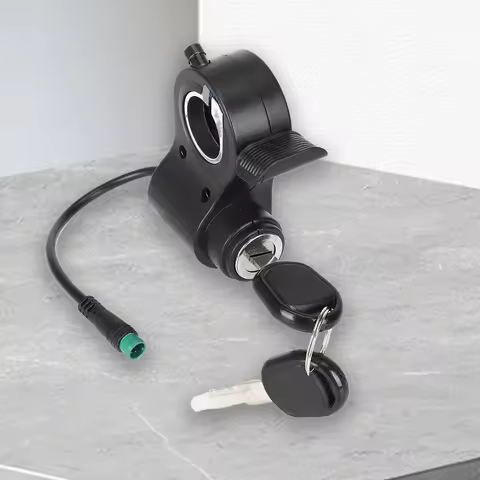E-Scooter Ignition Lock with Keys Power Key Lock E-scooter Throttle Accelerator for Kukirin G2 Pro/M