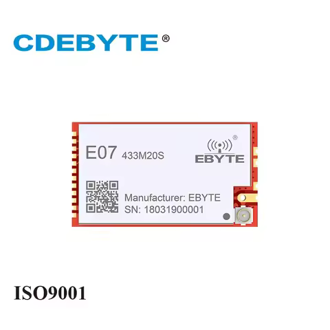 CC1101 433MHz 868MHz 915MHz 20dBm SPI SMD wireless transceiver PA E07 series module Stamp hole E07-4