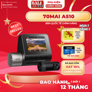<Bản quốc tế> Camera hành trình 70mai A510 bản quốc tế chính hãng ghi hình 2 kênh 3k/Full HD Giám sá